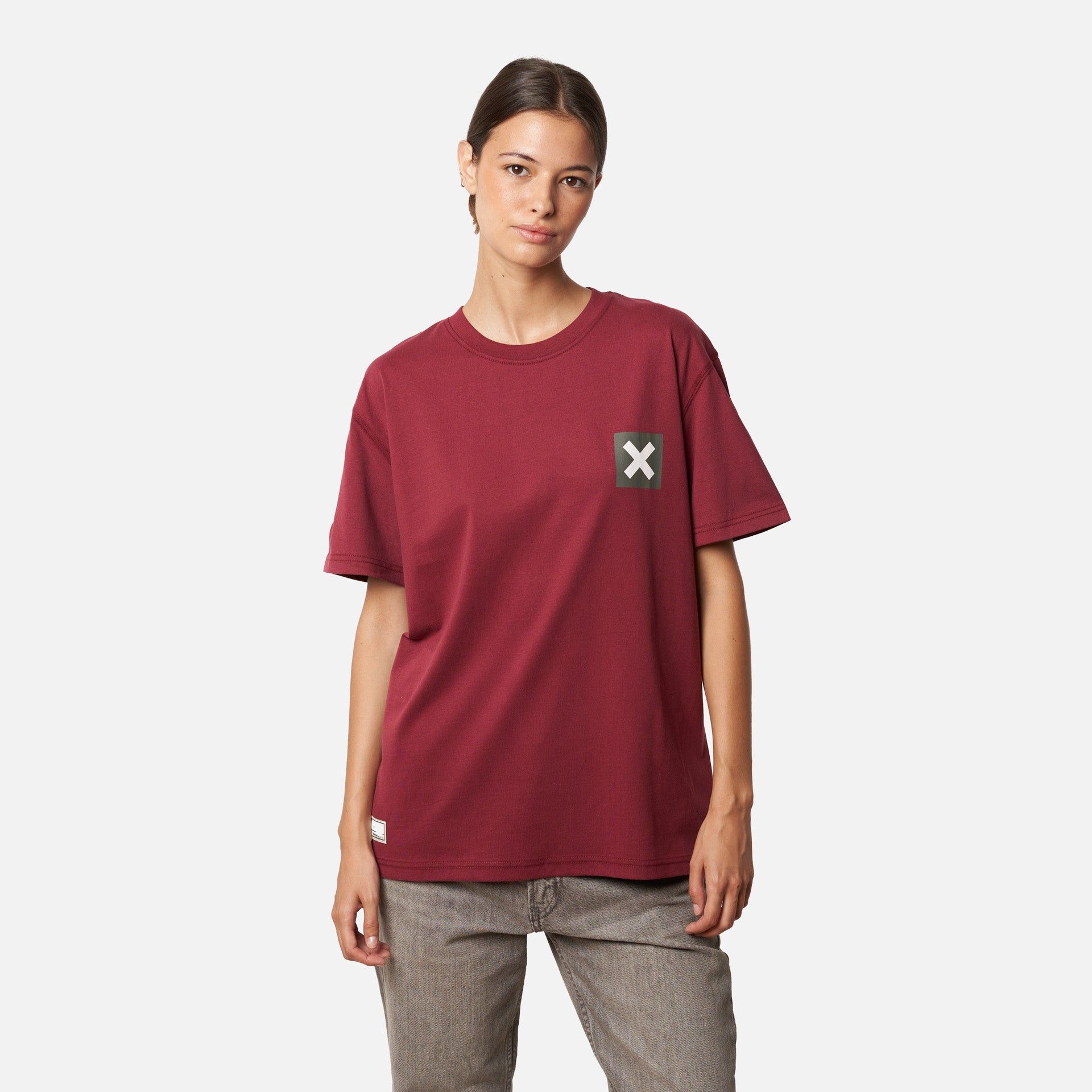 BURGUNDY NATURE TEE sold by Blue Banana product image thumbnail 3