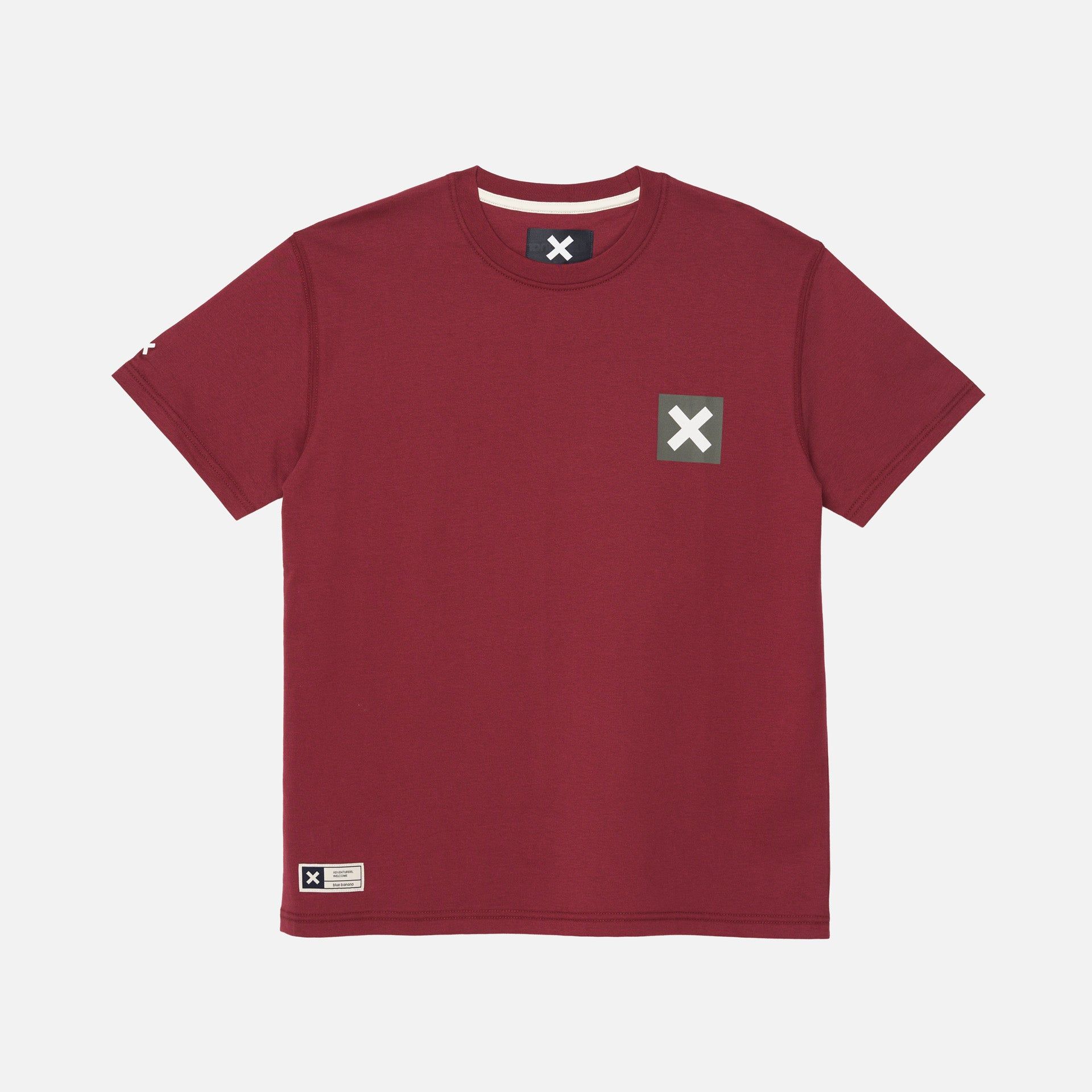 BURGUNDY NATURE TEE sold by Blue Banana
