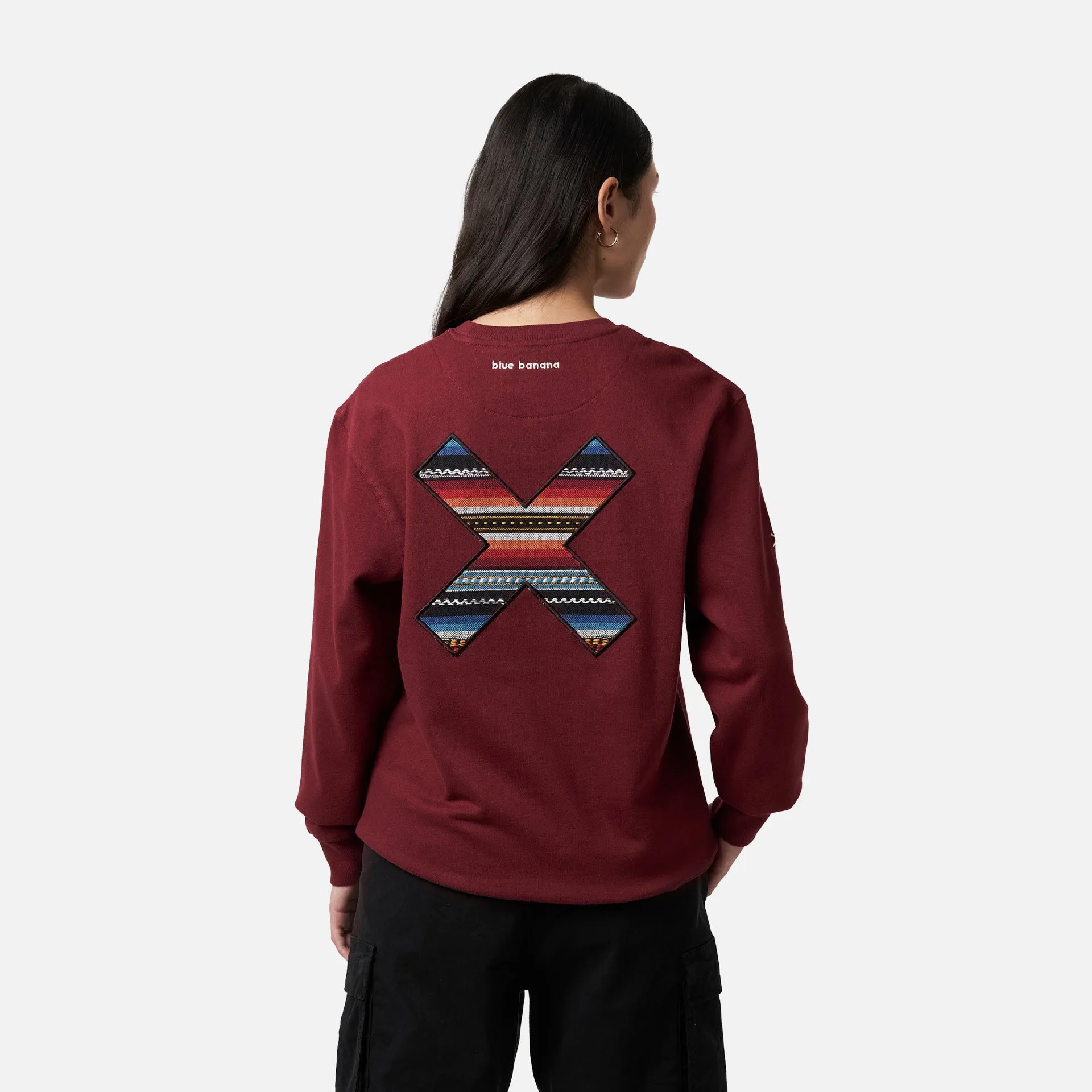 SUDADERA CLASSIC BURGUNDY sold by Blue Banana product image thumbnail 4