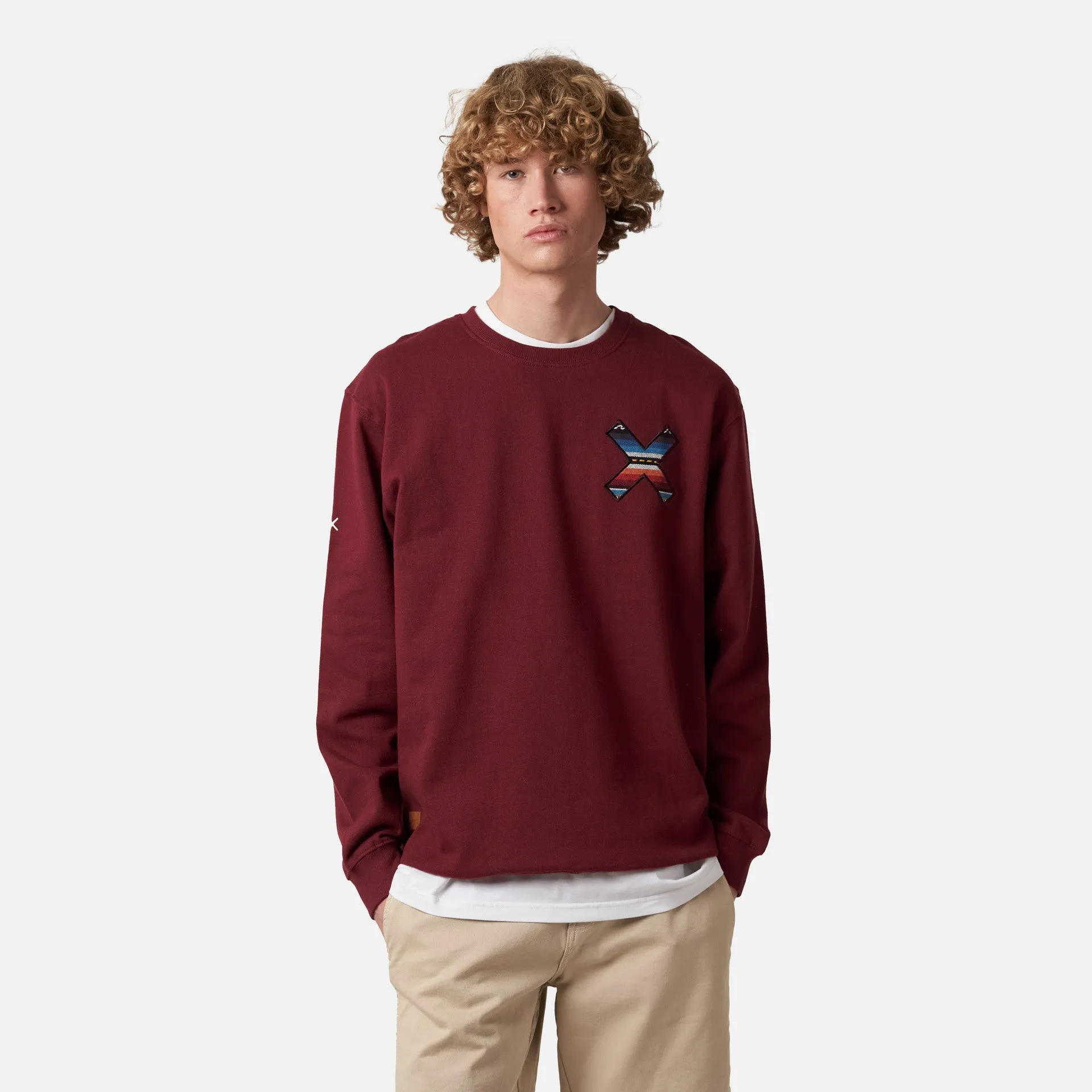 SUDADERA CLASSIC BURGUNDY sold by Blue Banana product image thumbnail 5