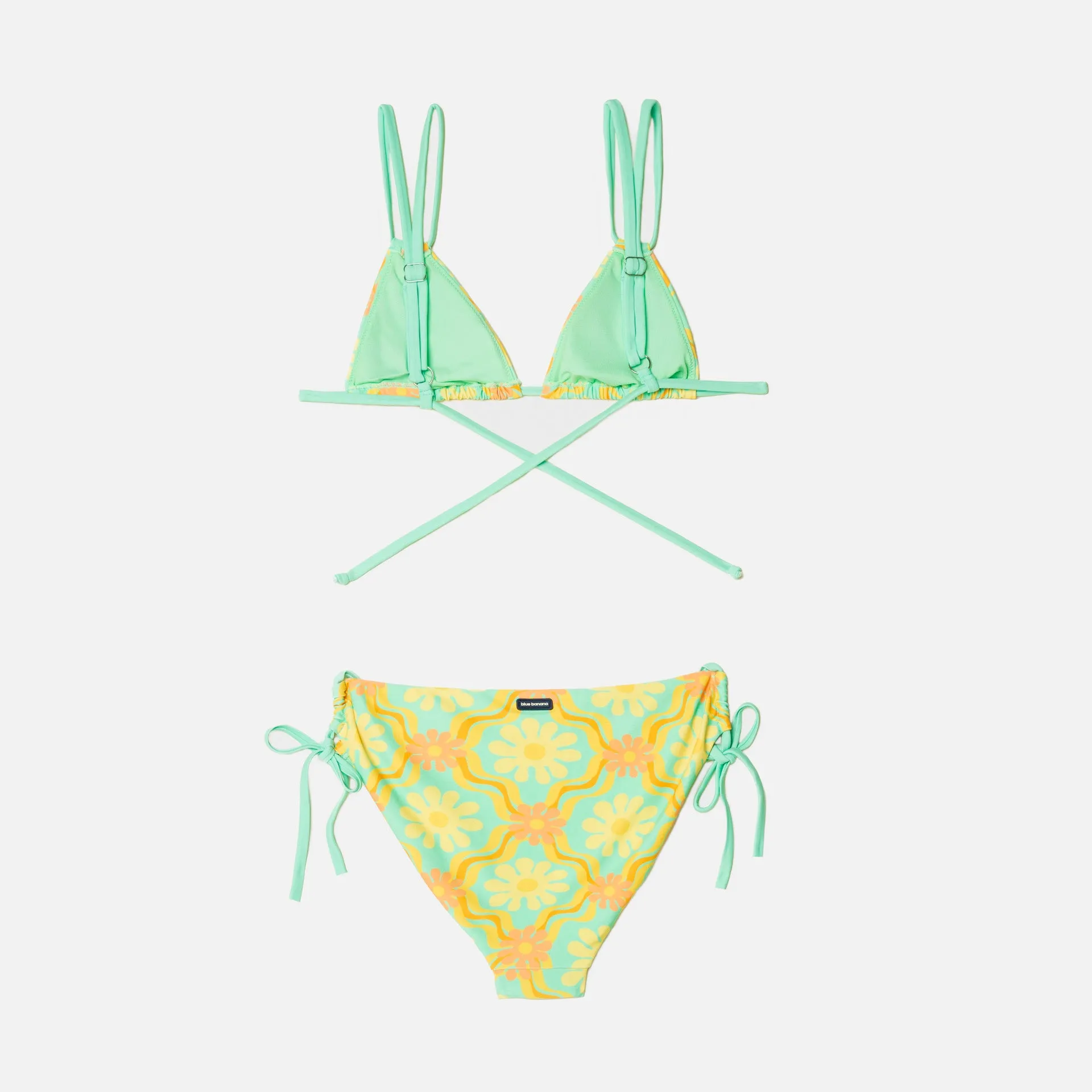 BIKINI MUJER HIBISCUS TURQUESA sold by Blue Banana product image thumbnail 2