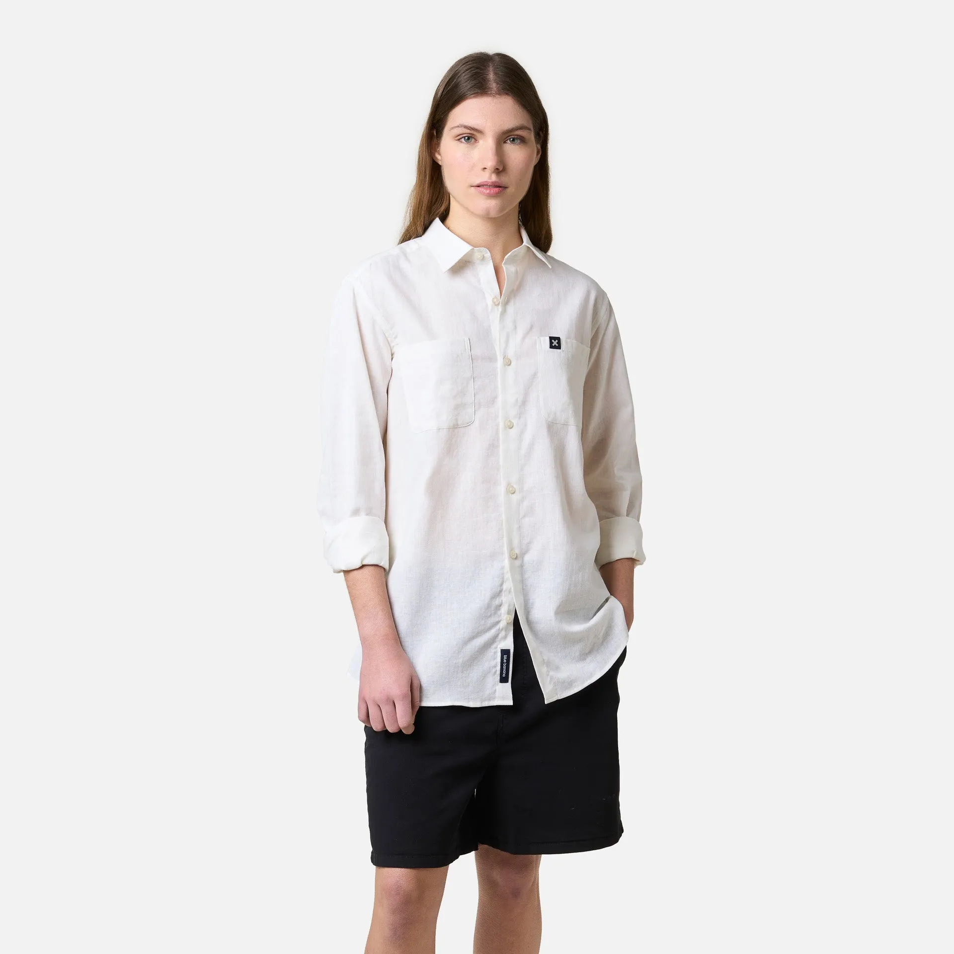 CAMISA DE LINO BLANCA sold by Blue Banana product image thumbnail 3
