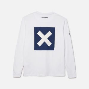 WHITE NATURE LS TEE sold by Blue Banana