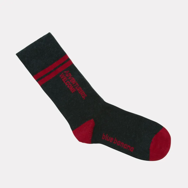 BLACK COLUMN SOCKS sold by Blue Banana