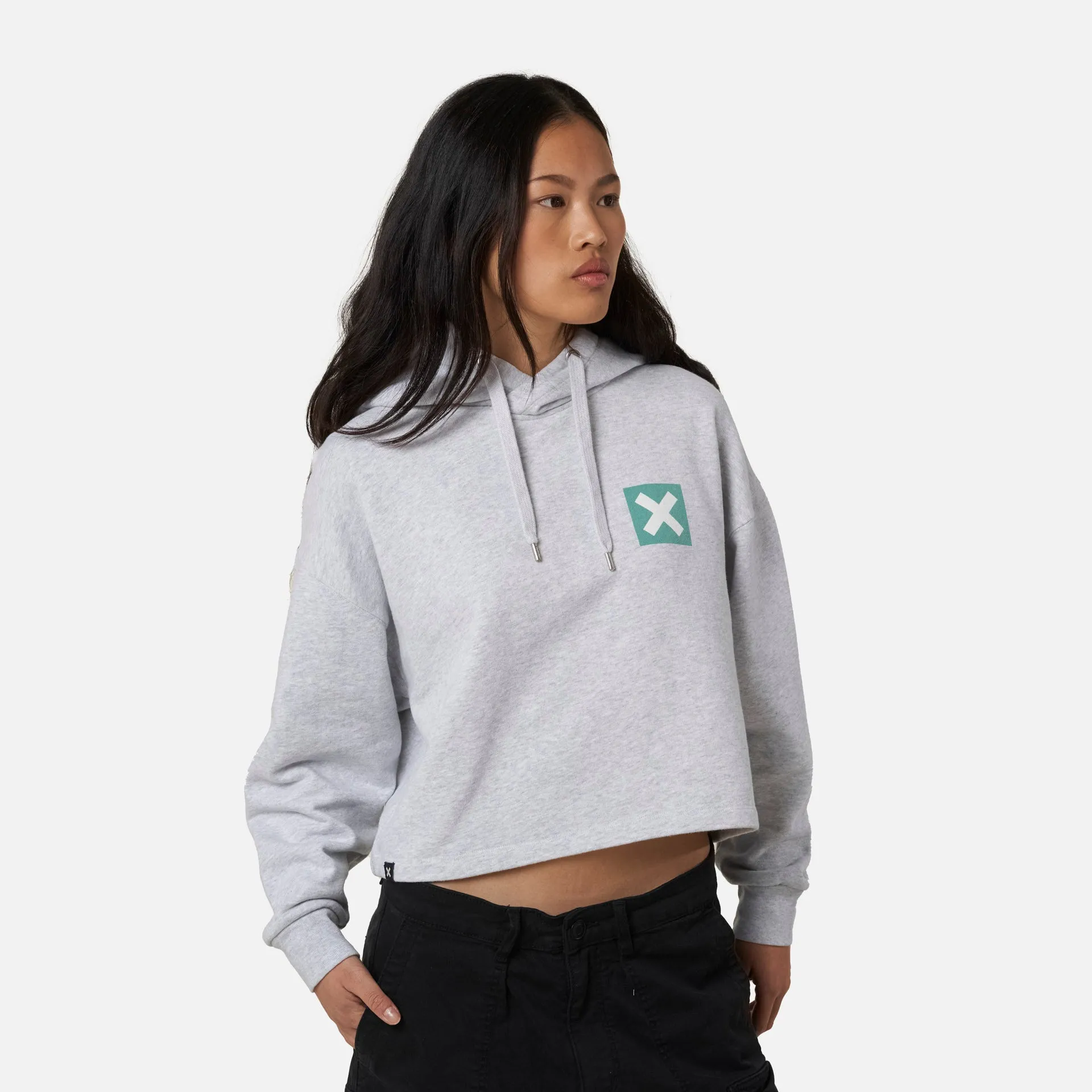 HOODIE MUJER NATURE LIGHT GREY MELANGE sold by Blue Banana product image thumbnail 3