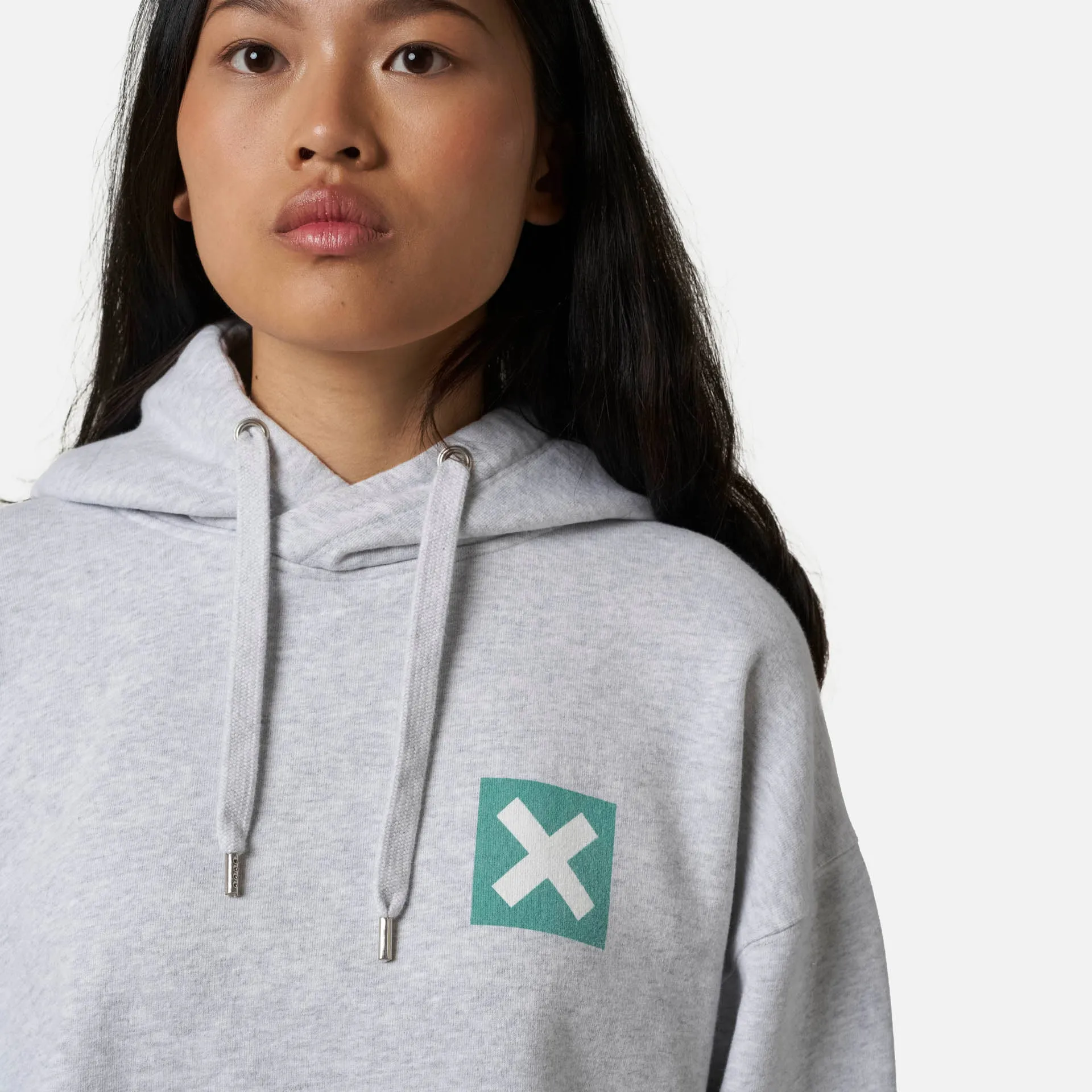 HOODIE MUJER NATURE LIGHT GREY MELANGE sold by Blue Banana product image thumbnail 5