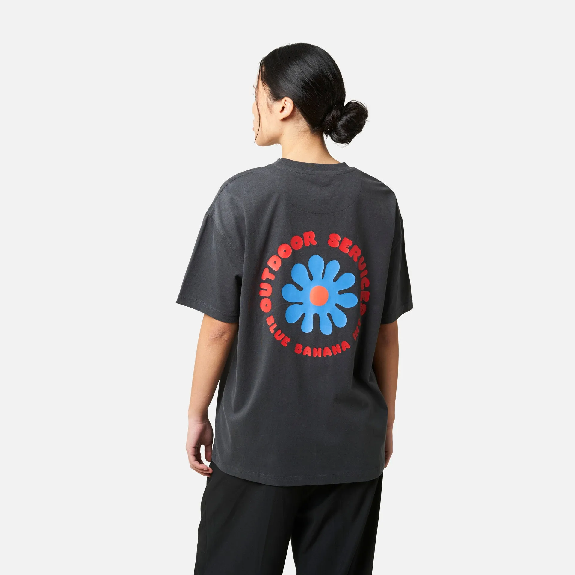 CAMISETA FLOWER ANTRACITA sold by Blue Banana product image thumbnail 4