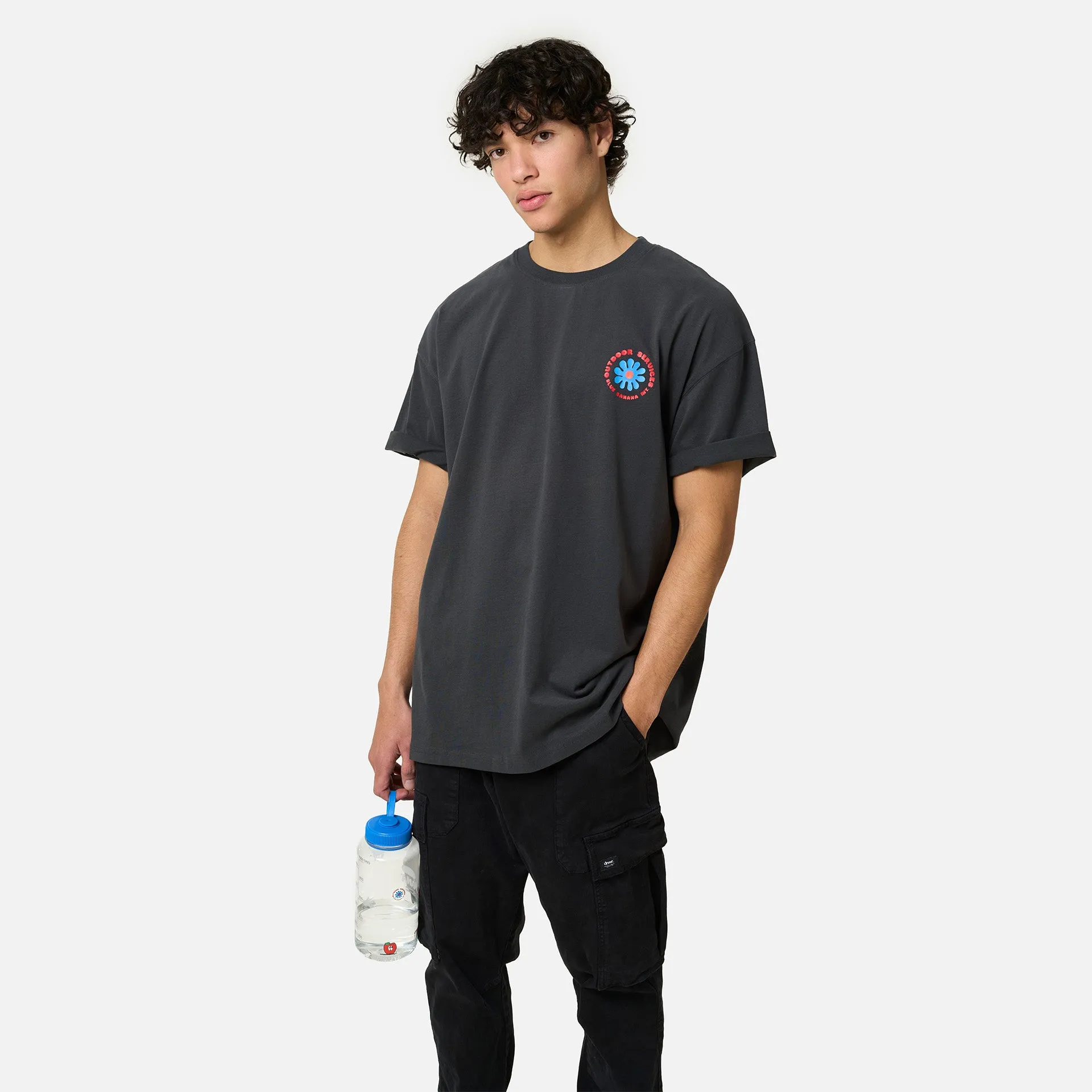 CAMISETA FLOWER ANTRACITA sold by Blue Banana product image thumbnail 5