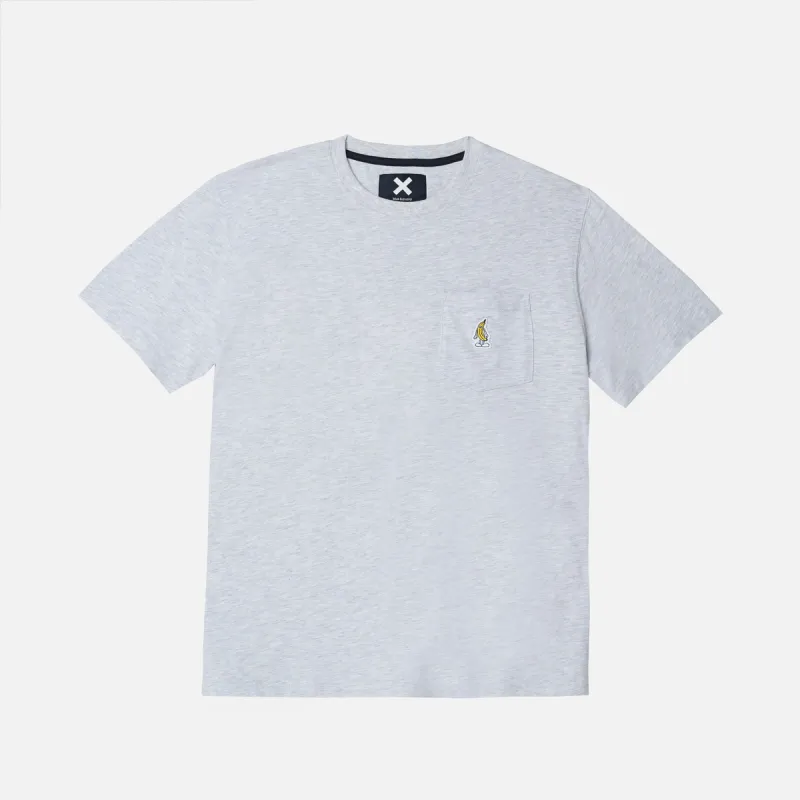CAMISETA POCKET BANANA LIGHT GREY MELANGE sold by Blue Banana