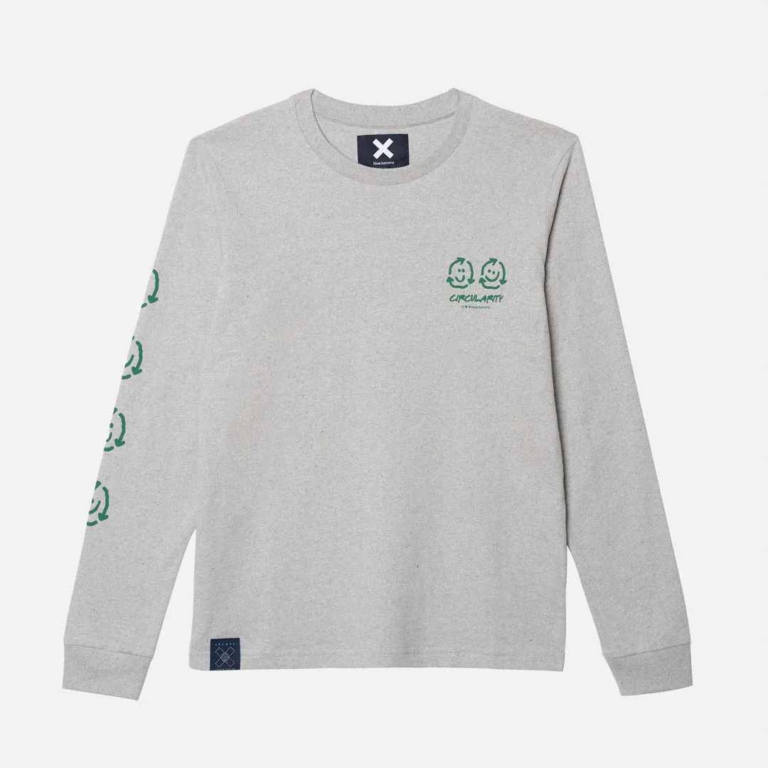 CAMISETA LS COSMOS-CIRCULARITY 1.1 R GREY sold by Blue Banana