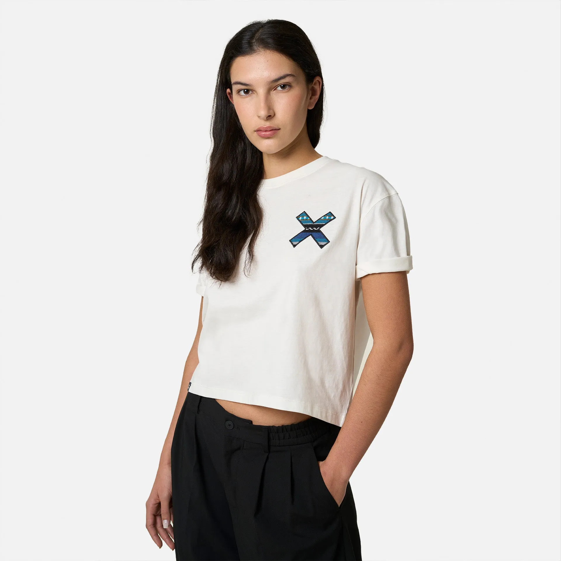 CAMISETA MUJER CLASSIC BLANCO ROTO sold by Blue Banana product image thumbnail 3