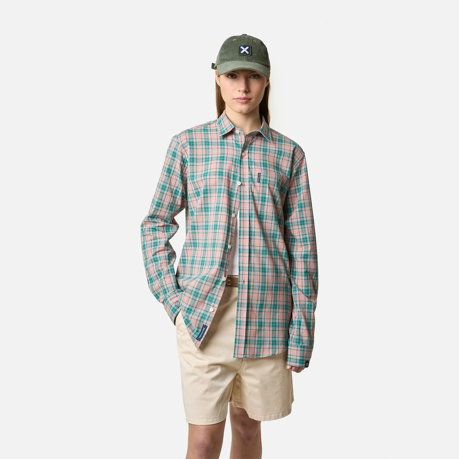 CAMISA PLAID SUMMER PETROL sold by Blue Banana product image thumbnail 3