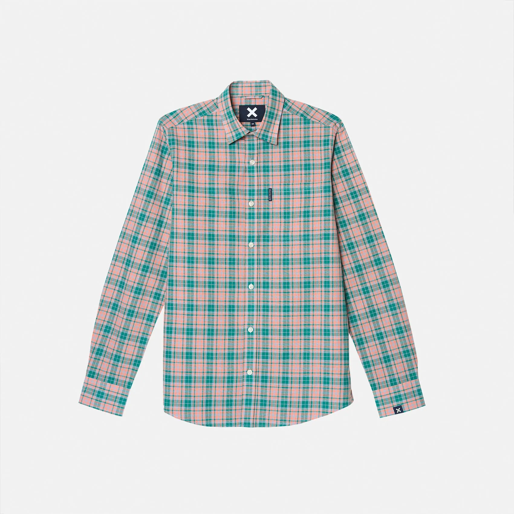 CAMISA PLAID SUMMER PETROL sold by Blue Banana