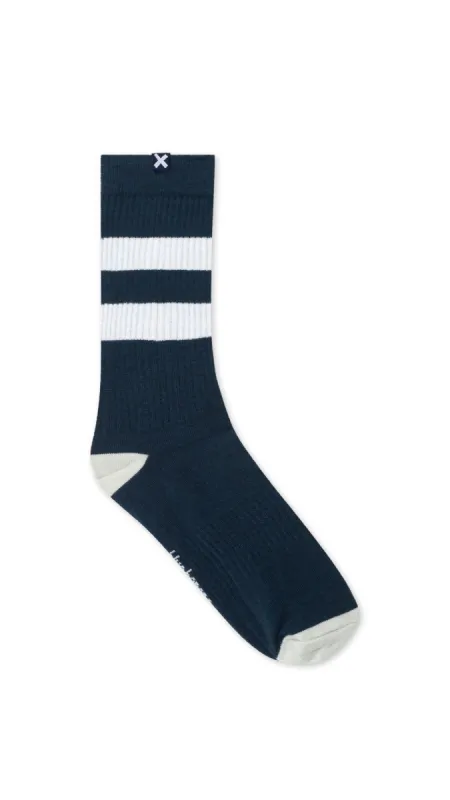 CALCETINES STRIPED PETROL sold by Blue Banana