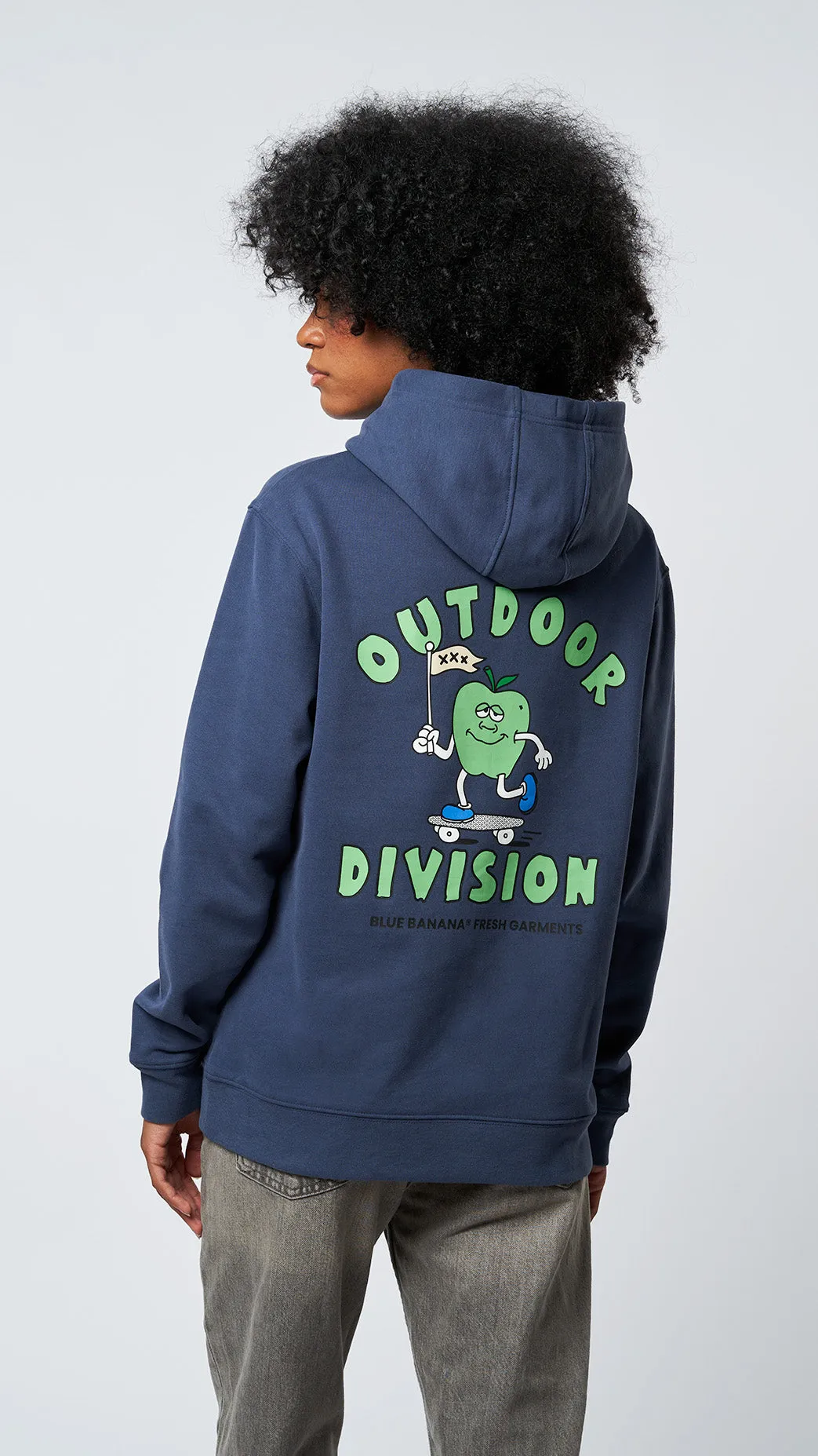 HOODIE GOLDEN IMPERIAL BLUE sold by Blue Banana product image thumbnail 4