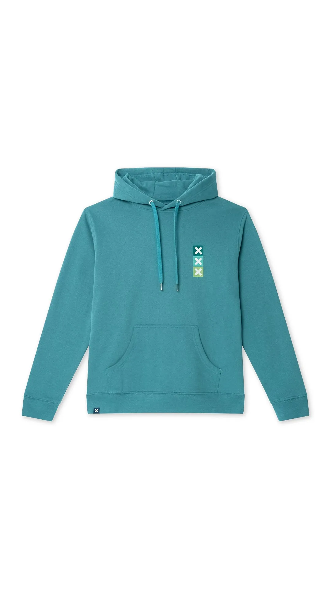 HOODIE SQUARE AMAZON GREEN sold by Blue Banana