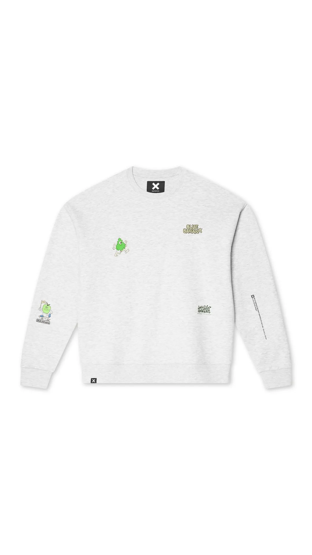 SUDADERA SUMMIT LIGHT GREY MELANGE sold by Blue Banana