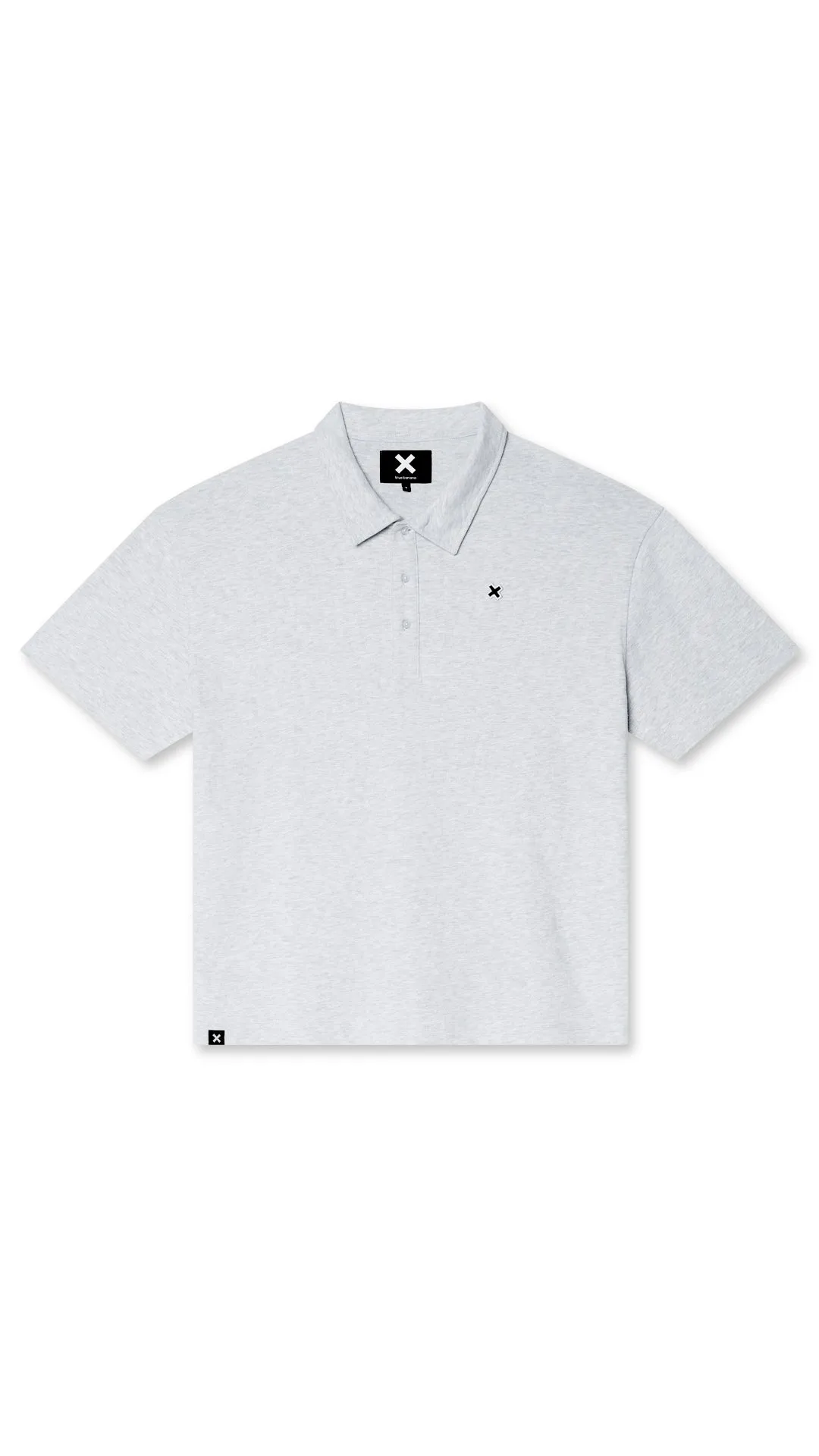 POLO PATCH LIGHT GREY MELANGE sold by Blue Banana