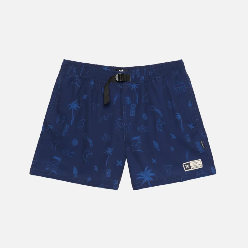 NAVY PARKS SWIMMING TRUNKS sold by Blue Banana