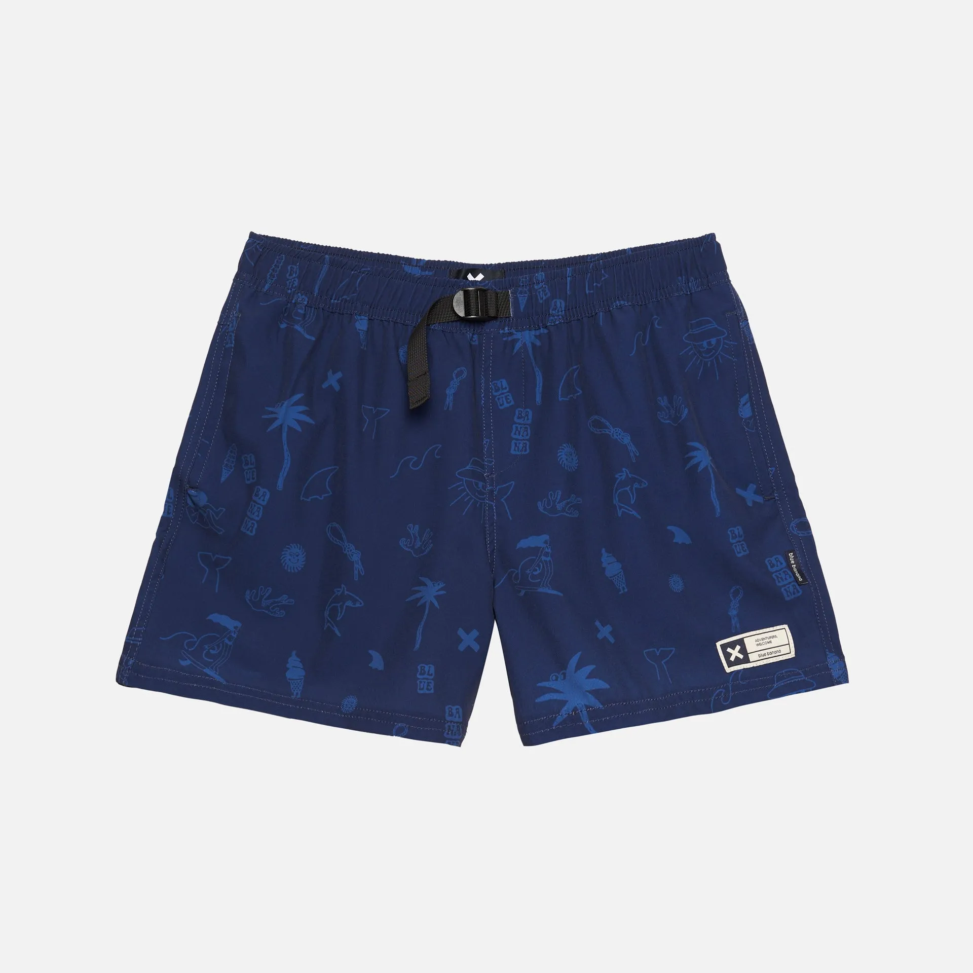 NAVY PARKS SWIMMING TRUNKS sold by Blue Banana