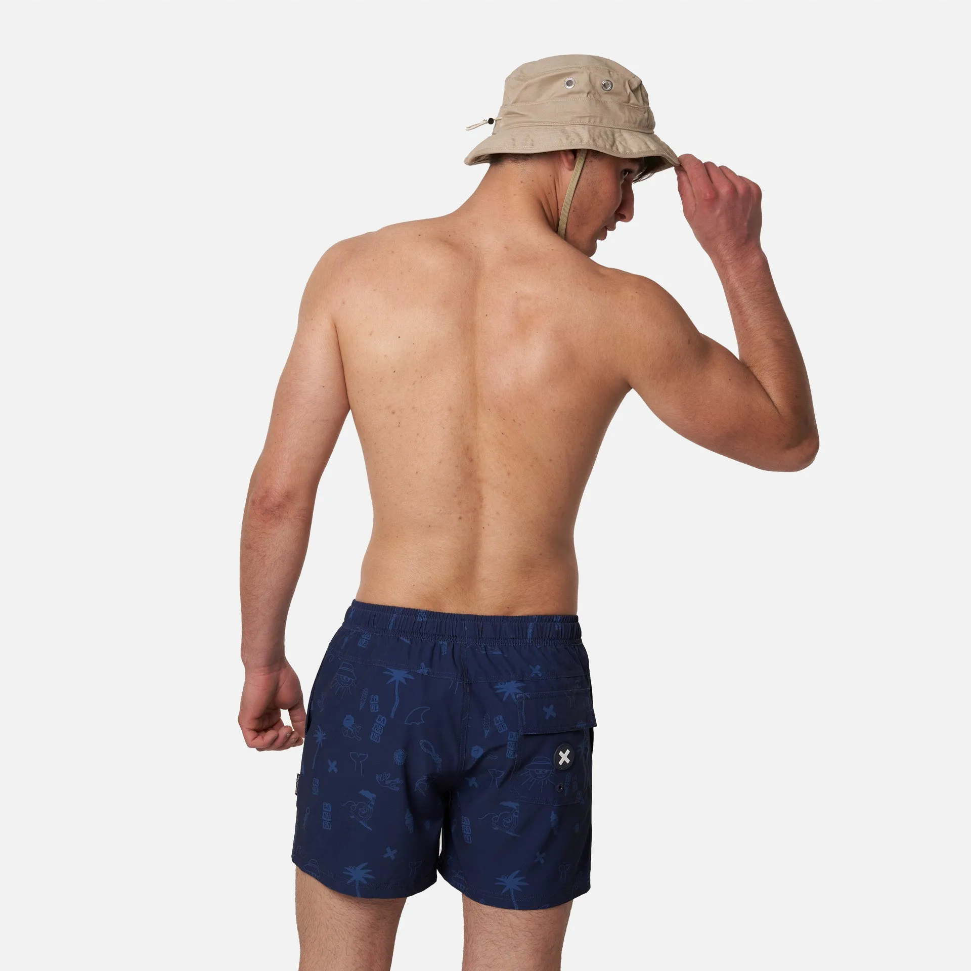 NAVY PARKS SWIMMING TRUNKS sold by Blue Banana product image thumbnail 4