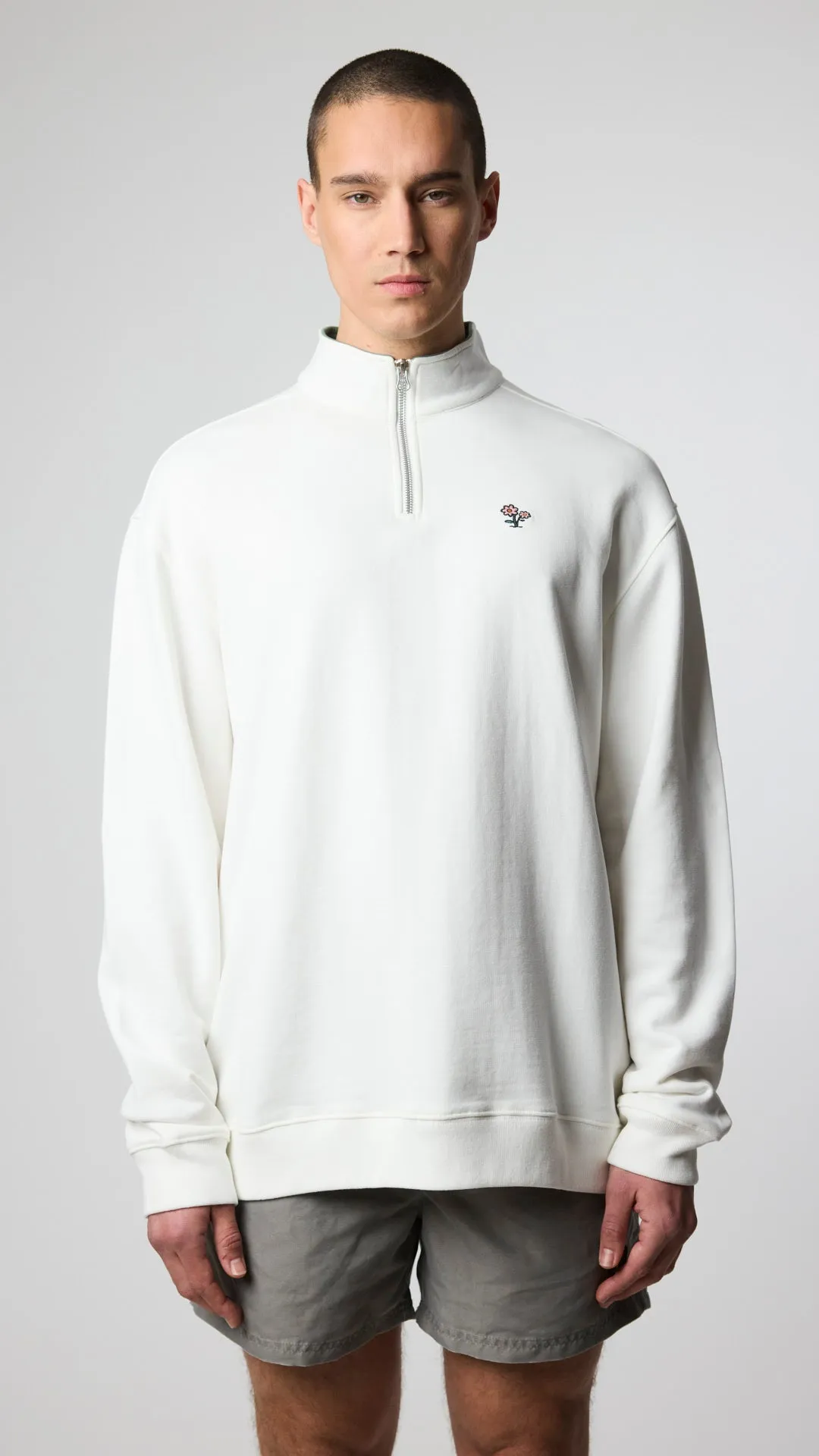 SUDADERA HALF ZIP BANK BLANCO ROTO sold by Blue Banana product image thumbnail 5
