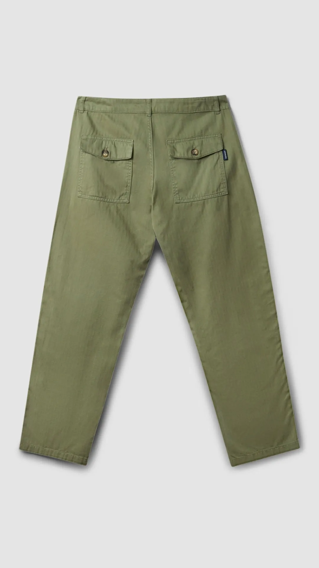 PANTALÓN STRAIGHT PATCHED IGUANA GREEN sold by Blue Banana product image thumbnail 2
