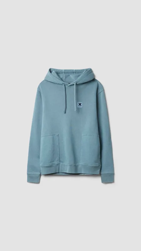 SUDADERA CON CAPUCHA ICONIC SKY BLUE sold by Blue Banana