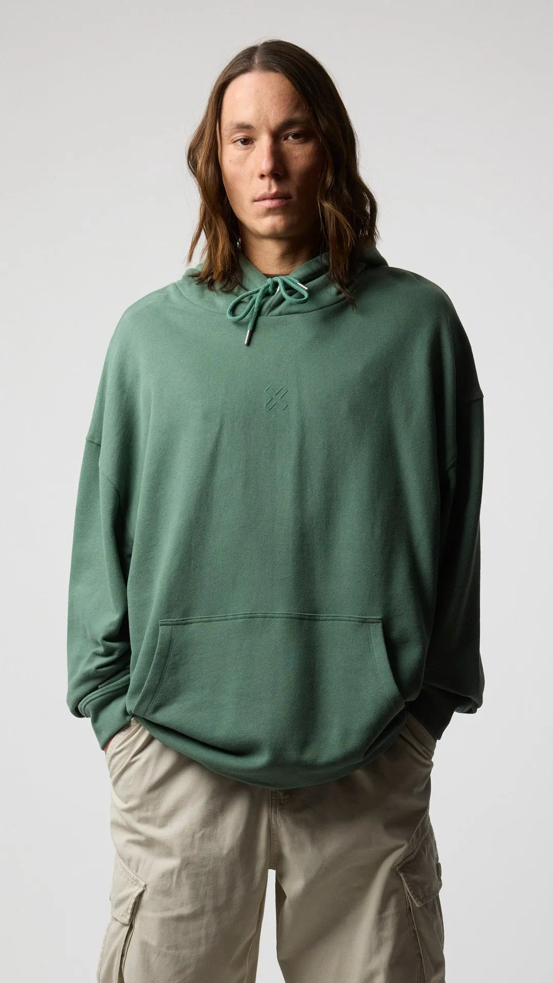 SUDADERA CON CAPUCHA BONFIRE PINE GREEN sold by Blue Banana product image thumbnail 5