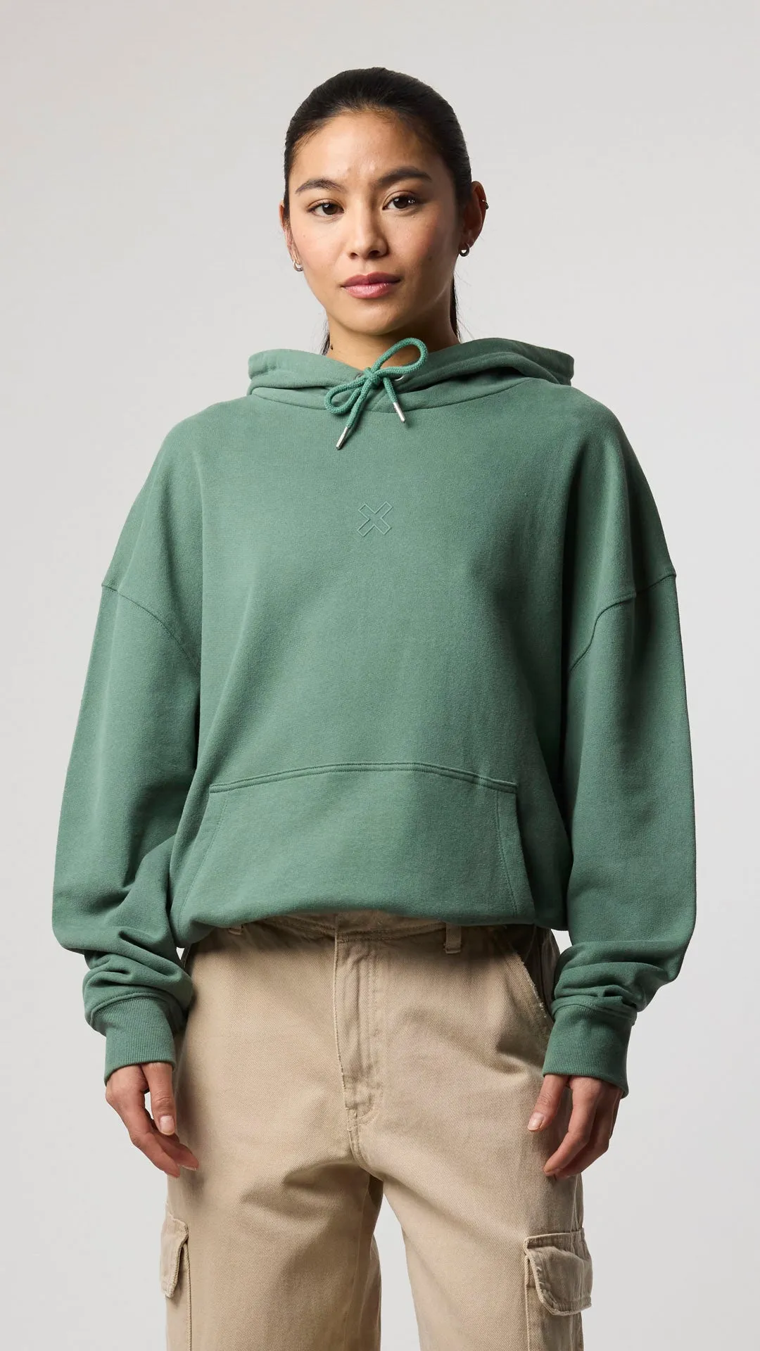 SUDADERA CON CAPUCHA BONFIRE PINE GREEN sold by Blue Banana product image thumbnail 3