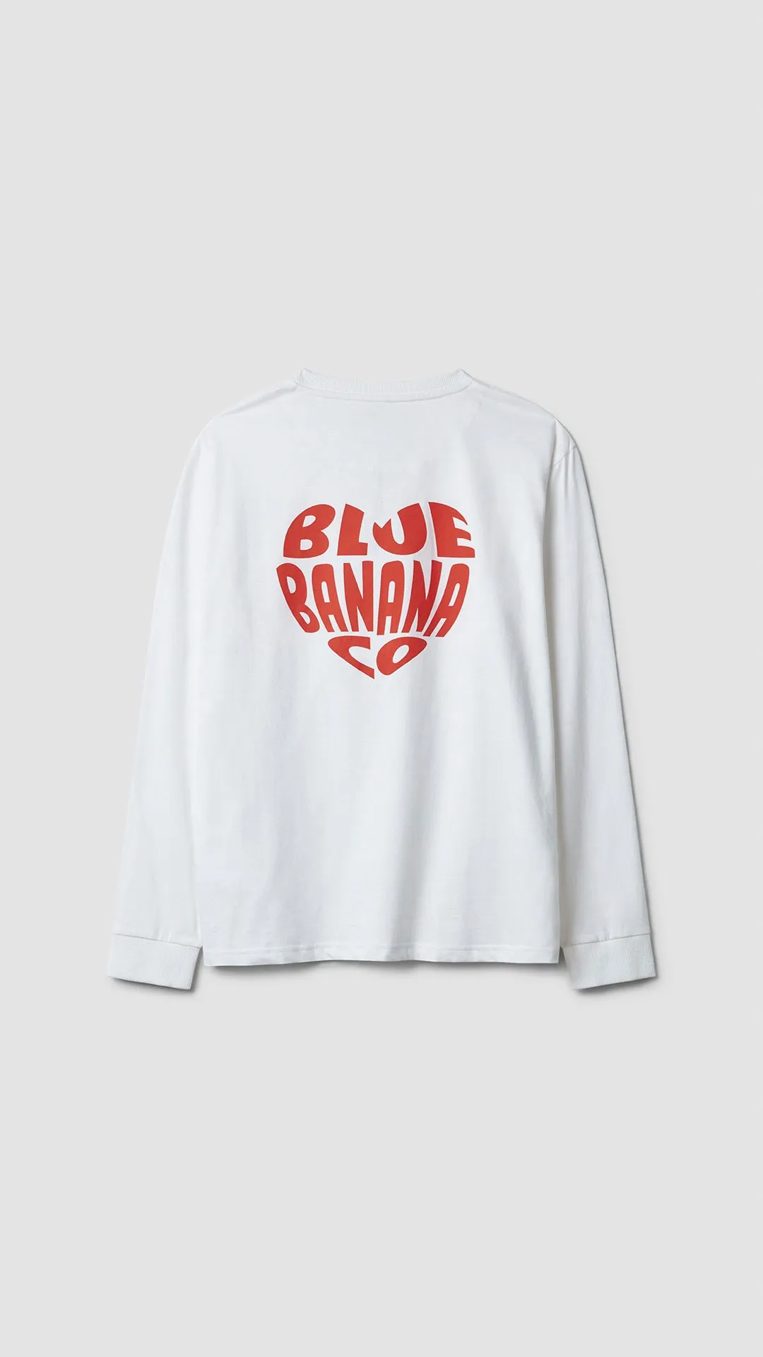 CAMISETA MANGA LARGA HEART BLANCA sold by Blue Banana product image thumbnail 2