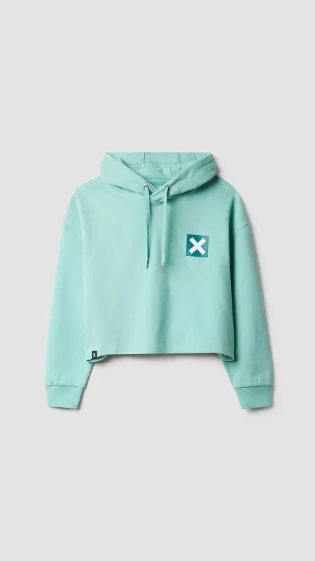 SUDADERA CON CAPUCHA MUJER NATURE ACQUA sold by Blue Banana