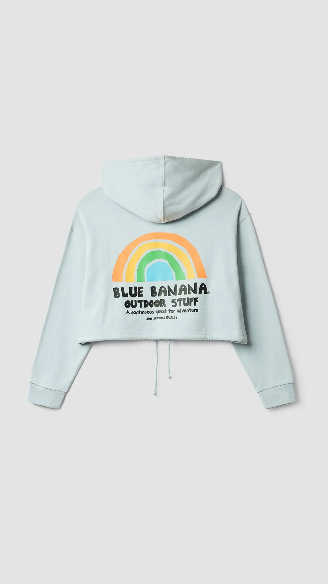 SUDADERA CON CAPUCHA MUJER RAINBOW ICE BLUE sold by Blue Banana product image thumbnail 2