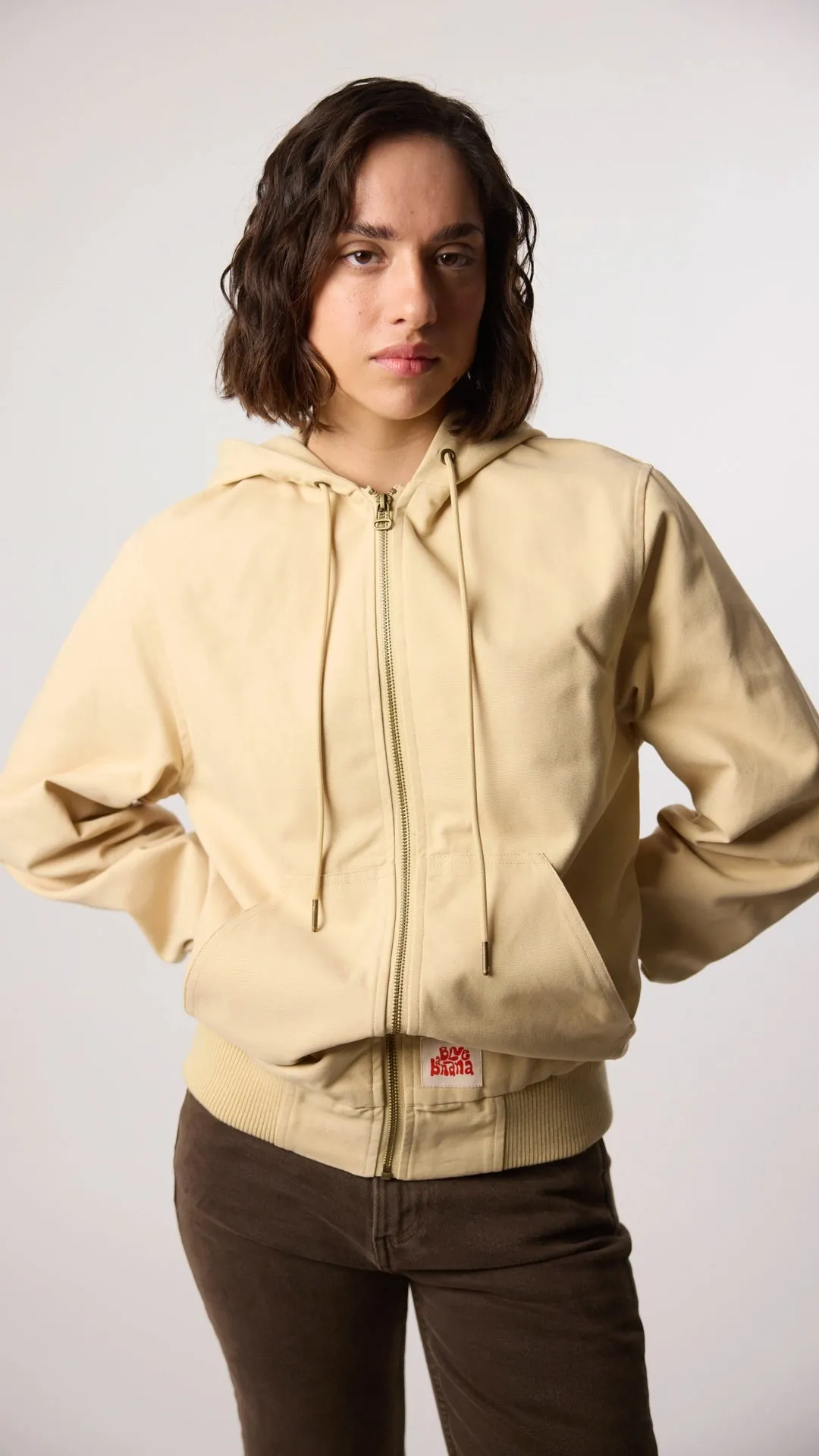 CHAQUETA CANVAS BEIGE sold by Blue Banana product image thumbnail 2