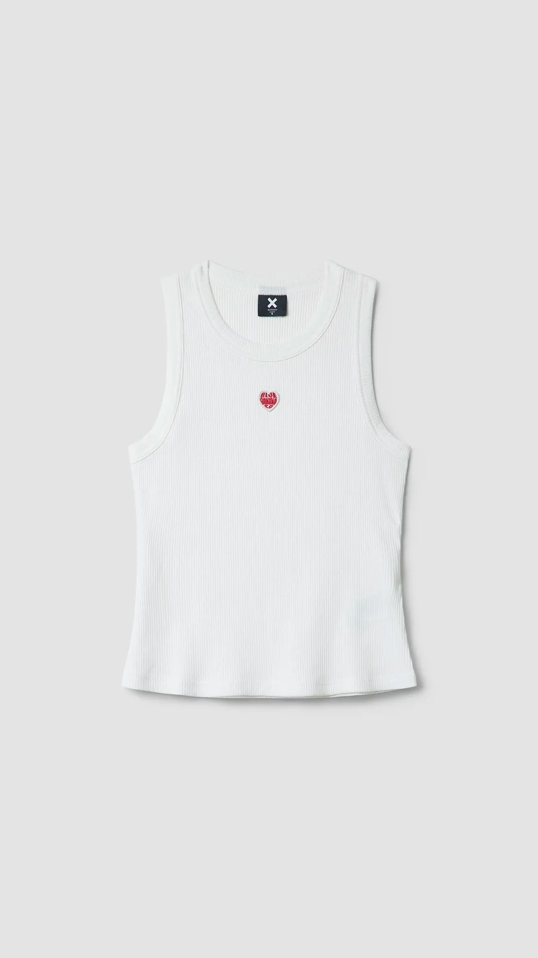 TOP TANK MUJER HEART BLANCO sold by Blue Banana