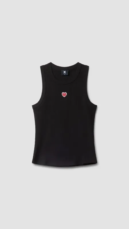TOP TANK MUJER HEART NEGRO sold by Blue Banana