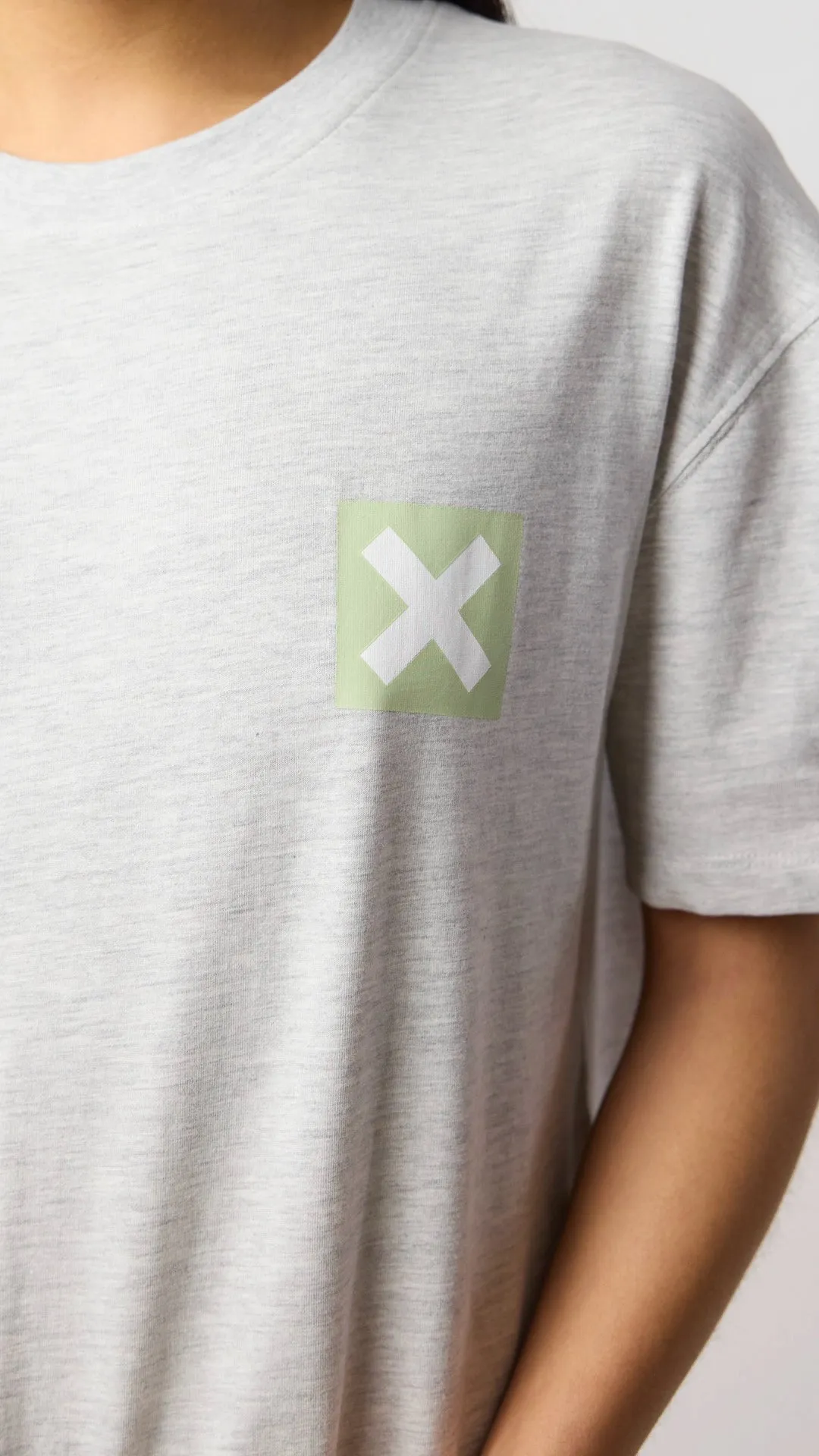 CAMISETA MUJER NATURE LIGHT GREY MELANGE sold by Blue Banana product image thumbnail 5