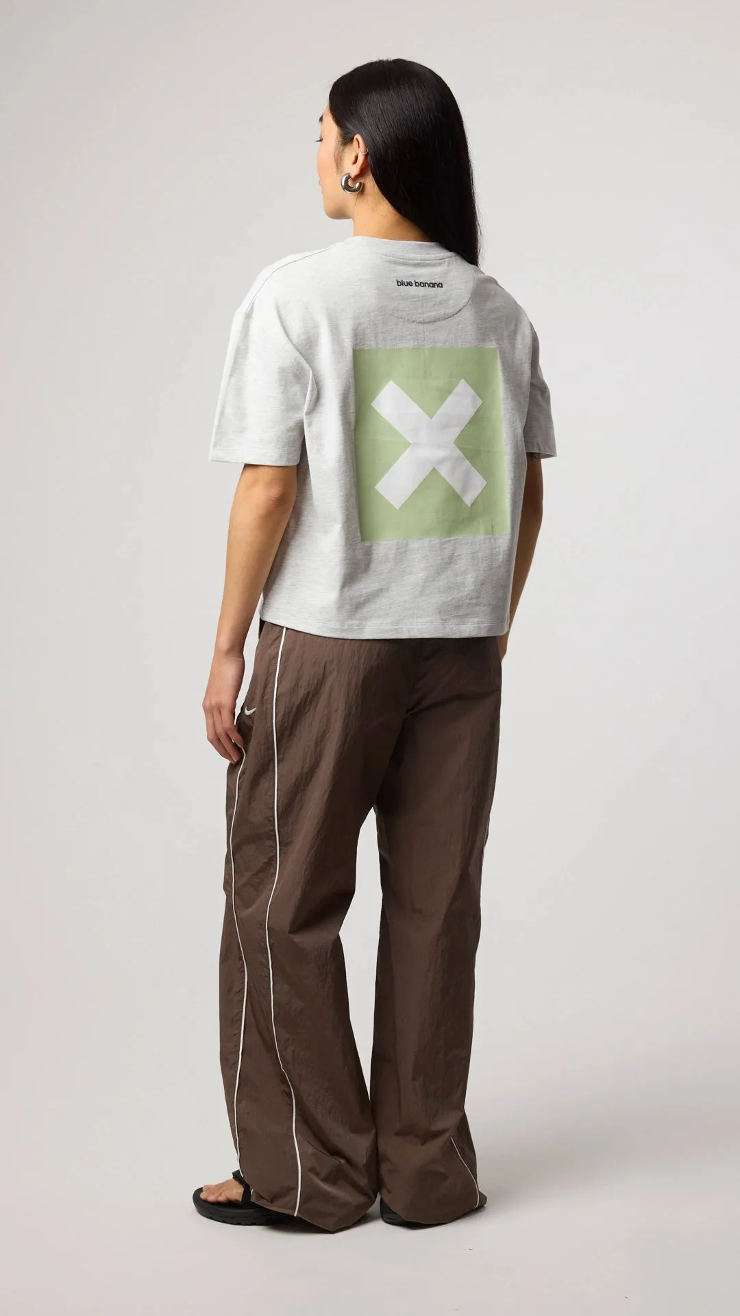 CAMISETA MUJER NATURE LIGHT GREY MELANGE sold by Blue Banana product image thumbnail 4