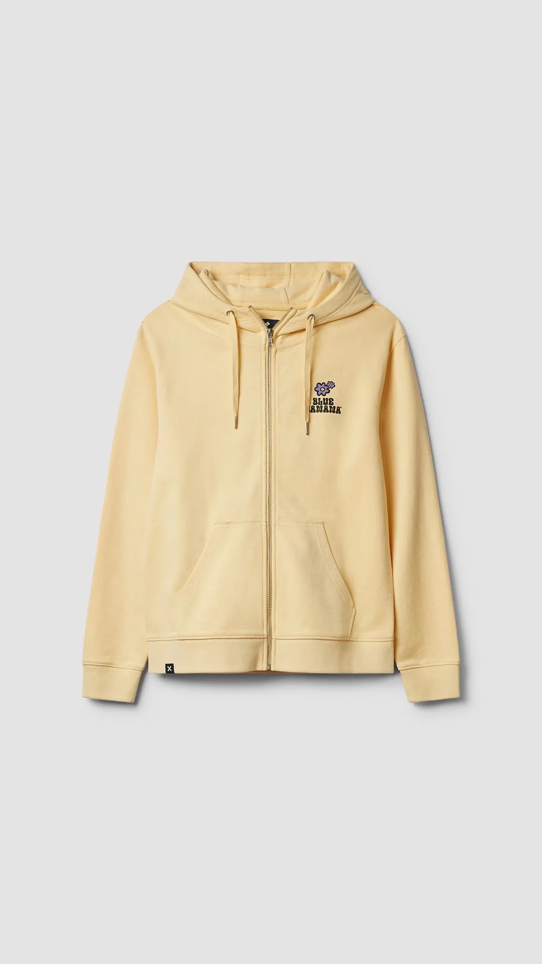 SUDADERA CON CAPUCHA FULL ZIP HARDY LIGHT YELLOW sold by Blue Banana