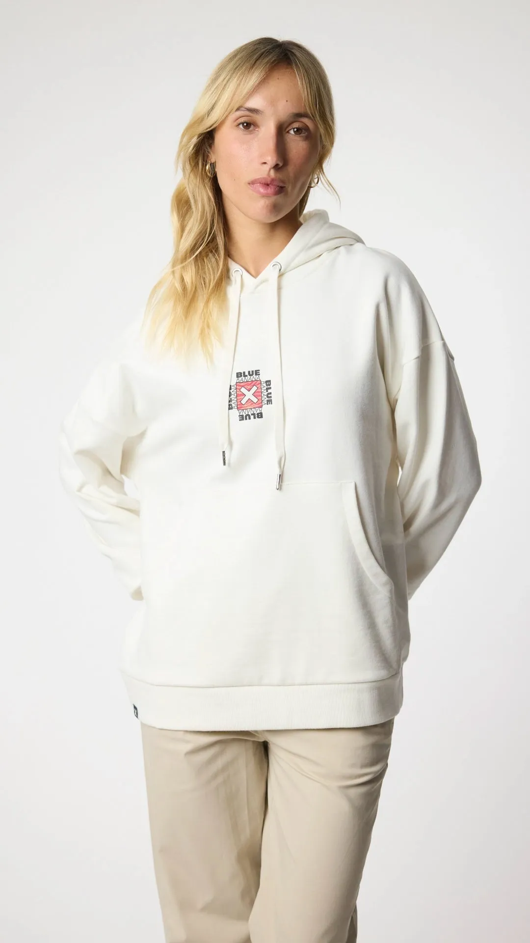 SUDADERA CON CAPUCHA FOAM BLANCO ROTO sold by Blue Banana product image thumbnail 3