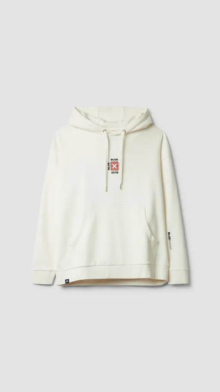 SUDADERA CON CAPUCHA FOAM BLANCO ROTO sold by Blue Banana