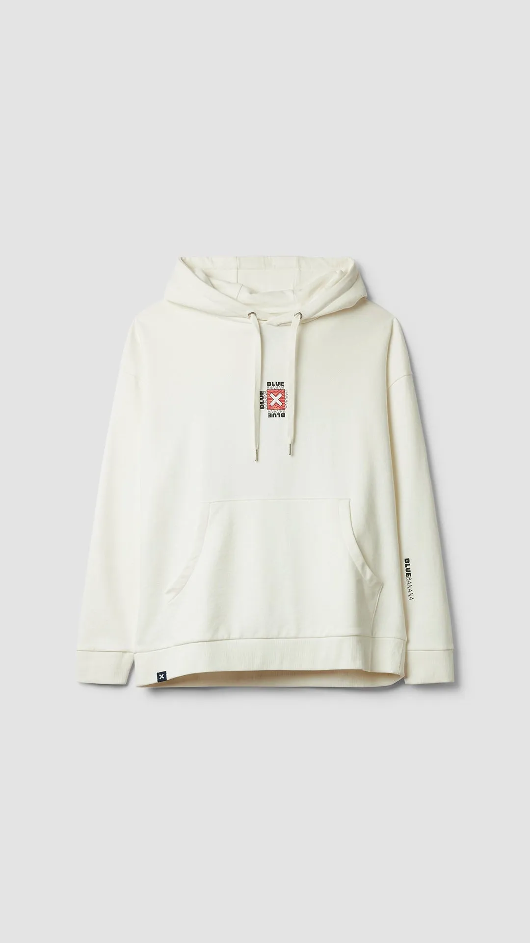 SUDADERA CON CAPUCHA FOAM BLANCO ROTO sold by Blue Banana