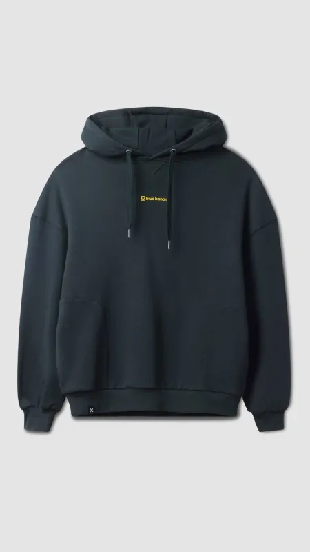 SUDADERA CON CAPUCHA CLEAN ANTRACITA sold by Blue Banana