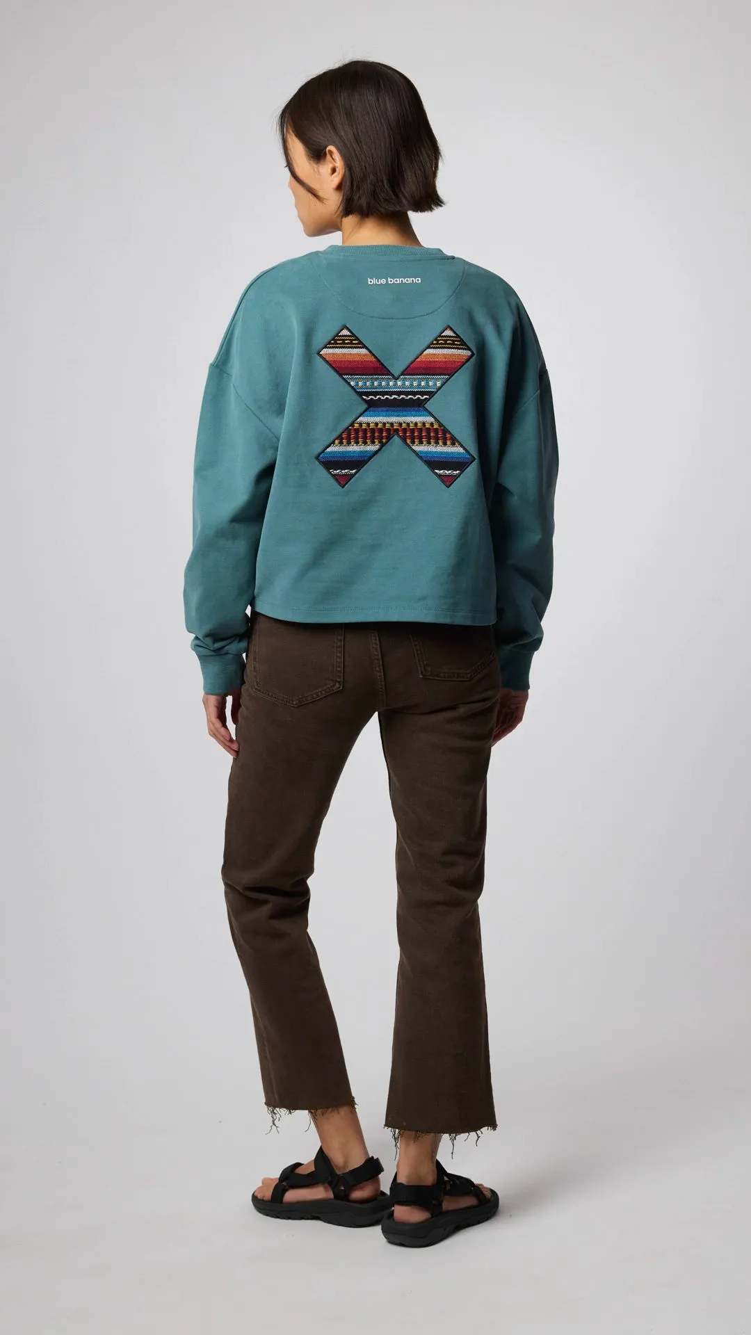 SUDADERA MUJER CLASSIC AMAZON GREEN sold by Blue Banana product image thumbnail 4