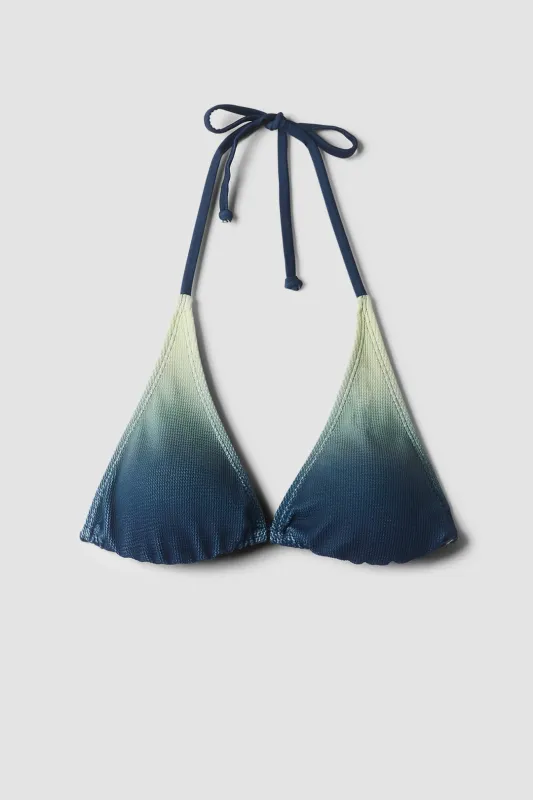 TOP BIKINI MUJER CRINKLE FADE NAVY sold by Blue Banana
