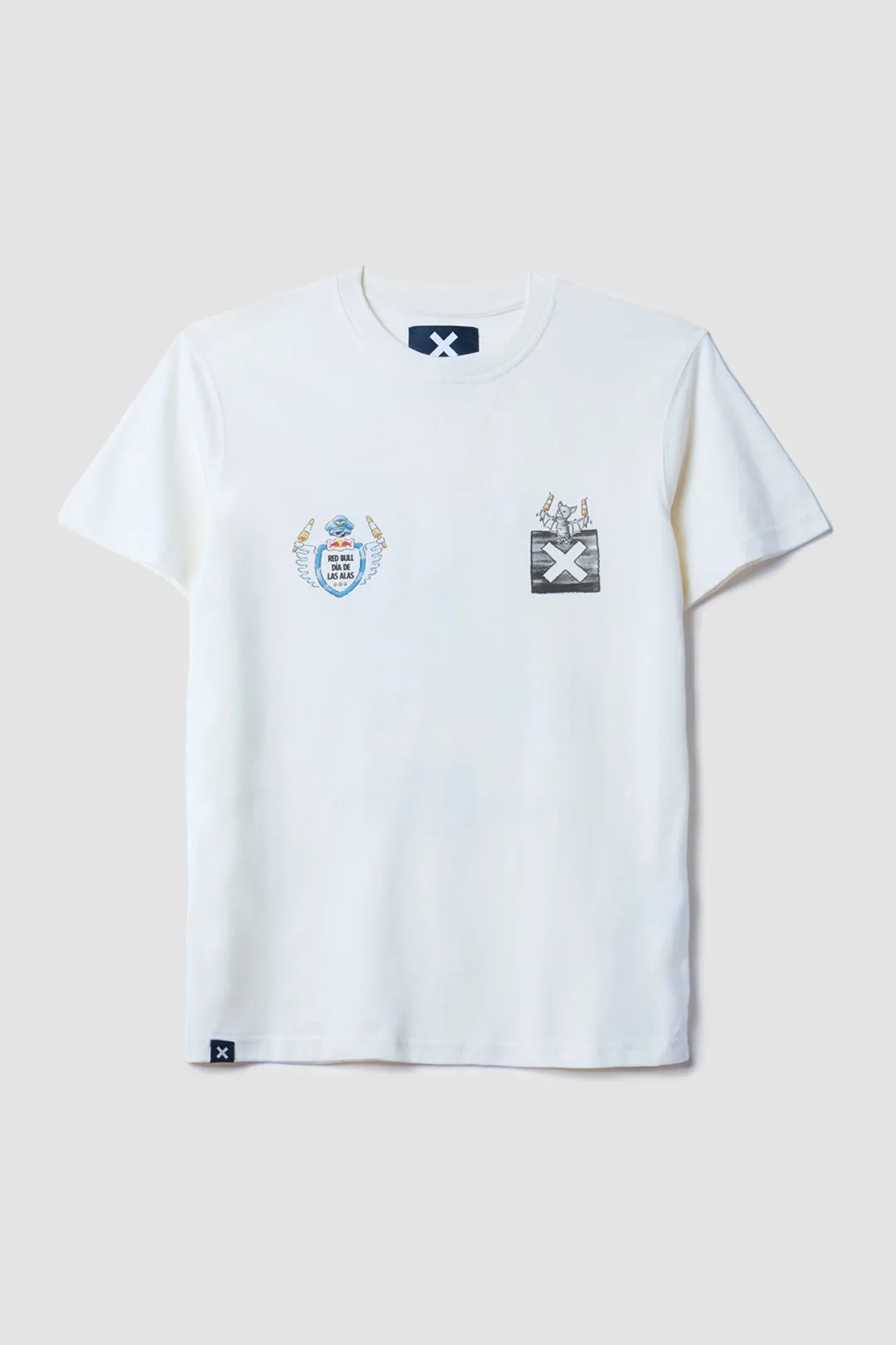 WHITE RED BULL TEE sold by Blue Banana