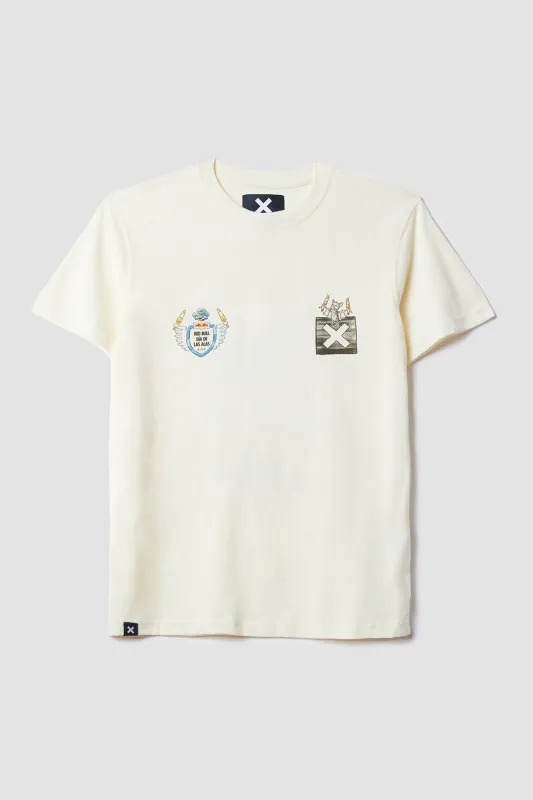 CREAM RED BULL TEE sold by Blue Banana