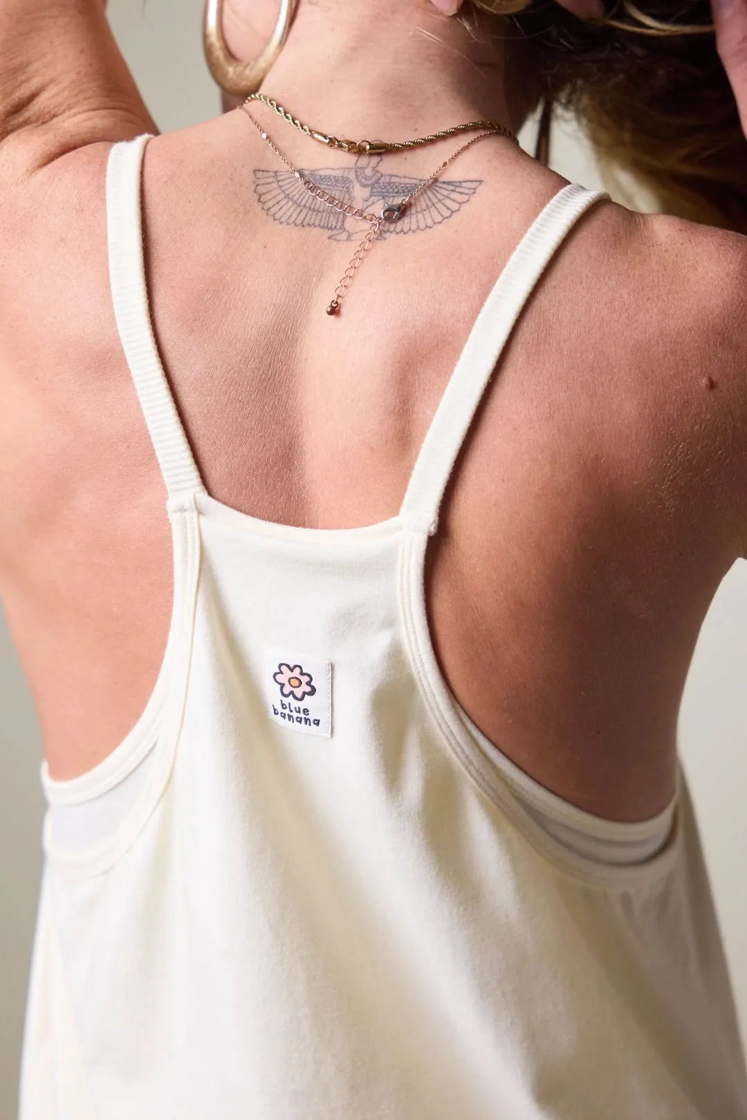 VESTIDO CORTO MUJER POPPY CREMA sold by Blue Banana product image thumbnail 3