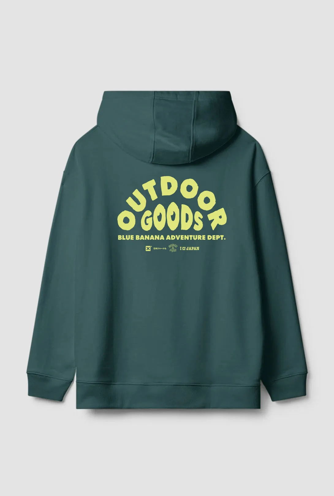 SUDADERA CON CAPUCHA GOODS TREKKING GREEN sold by Blue Banana product image thumbnail 2