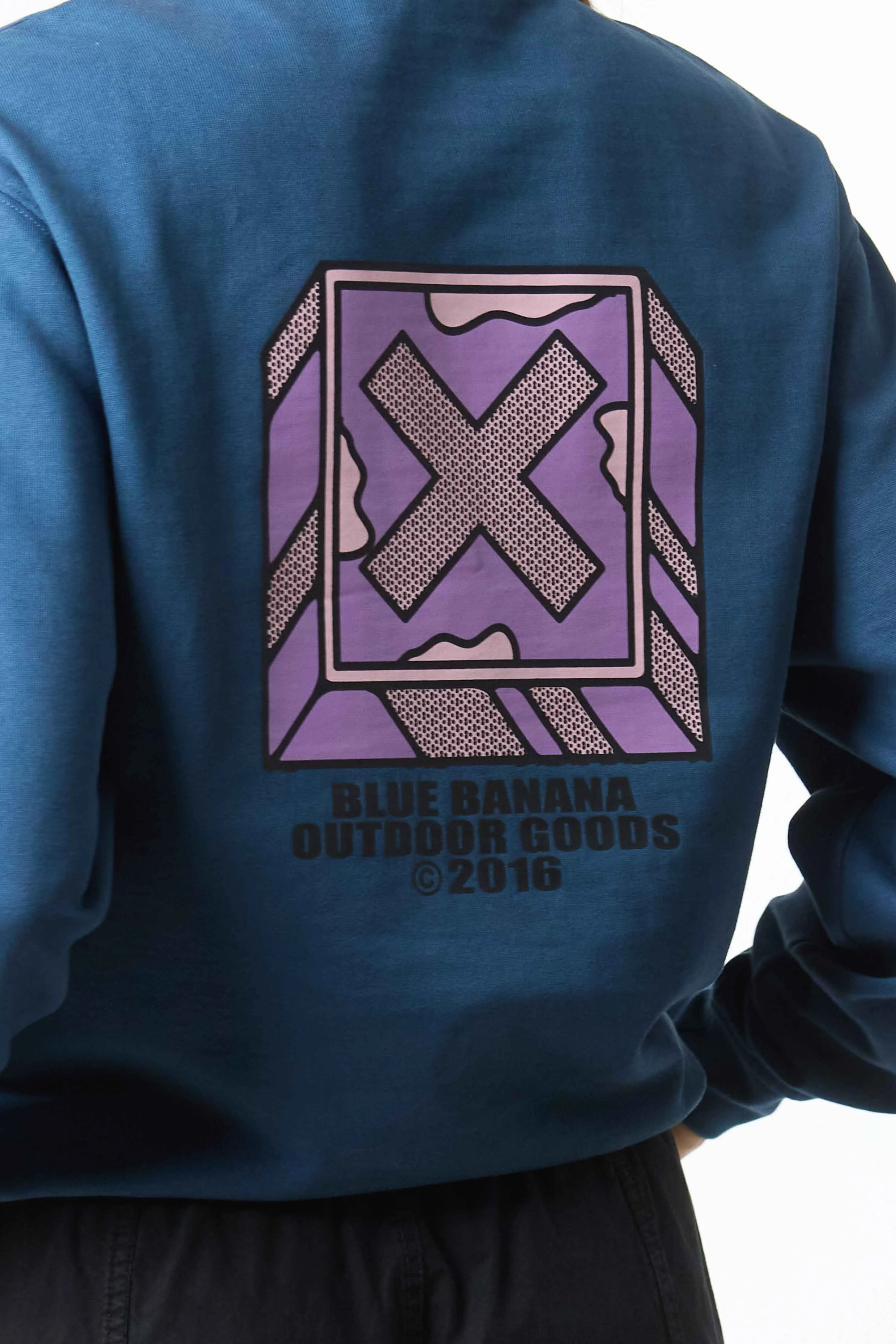 SUDADERA FONT IMPERIAL BLUE sold by Blue Banana product image thumbnail 3